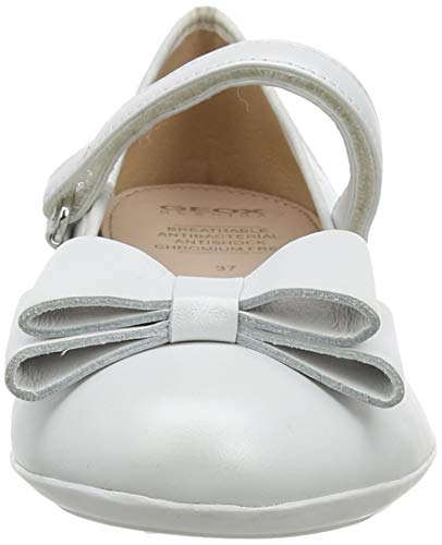 Geox JR Plie' B, Bailarinas Niñas, Blanco (White C1000), 29 EU