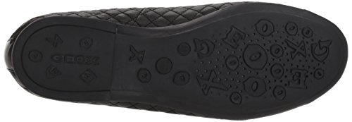 Geox JR Plie' B, Ballet Flat Mujer, Negro (Black C9999), 39 EU