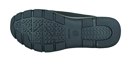 Geox Mujer Botas KANDER, señora Botas con Cordones,Zapatillas High Top,Calzado Deportivo,Cordones,Removable Insole,Blau,40 EU / 7 UK