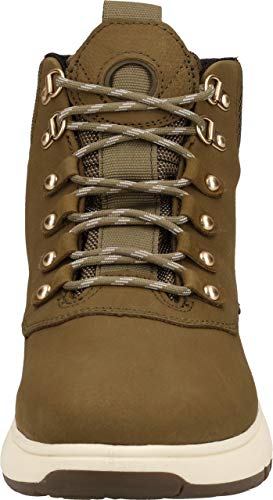 Geox Mujer Botines AERANTIS 4X4 ABX, señora Botines con Cordones,Medias Botas,Removable Insole,Impermeable,Transpirable,Olive,37 EU / 4 UK