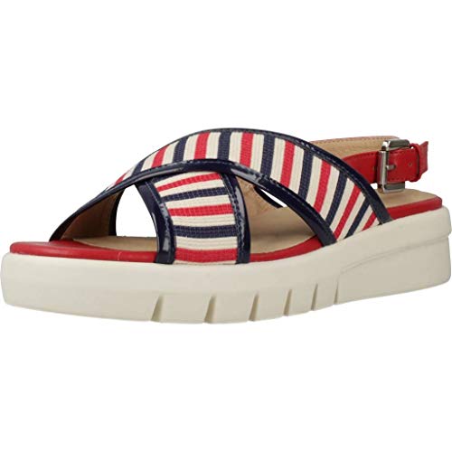 Geox Sandalias Chanclas Mujer D WIMBLEY Sand D para Mujer Rojo 38 EU