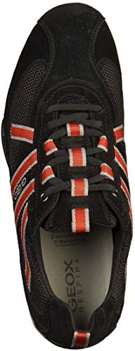 Geox Schuhe U Snake S Black-Orange (U2207SA2214C0038) 42 Schwarz