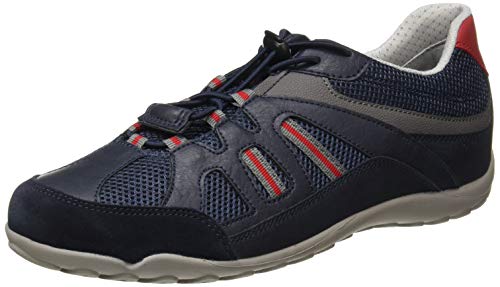 Geox U AKATE A, Zapatillas Hombre, Azul Marino, 42 EU