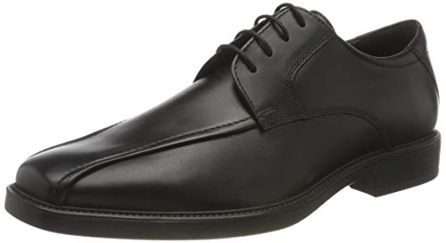 Geox U BRANDOLF A, Oxford Hombre, Negro, 39 EU