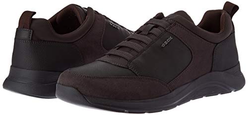 GEOX U DAMIANO D DK COFFEE/MUD Men's Trainers Low-Top Trainers size 42(EU)