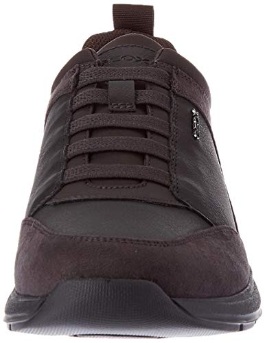 GEOX U DAMIANO D DK COFFEE/MUD Men's Trainers Low-Top Trainers size 42(EU)