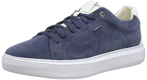 Geox U DEIVEN B, Zapatillas Hombre, Azul (Lt Avio C4348), 41 EU