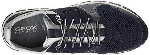 Geox U Delray A, Zapatillas Hombre, Azul Marino, 46 EU