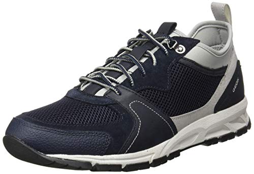Geox U Delray A, Zapatillas Hombre, Azul Marino, 46 EU