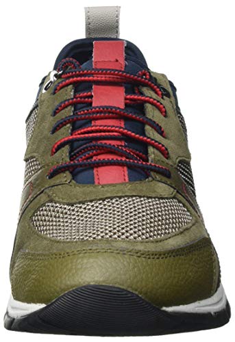 Geox U Delray A, Zapatillas Hombre, Militar, 43 EU