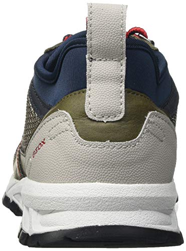 Geox U Delray A, Zapatillas Hombre, Militar, 43 EU