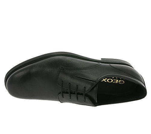 Geox U Dublin A, Derby Hombre, Negro (BLACKC9999), 42 EU