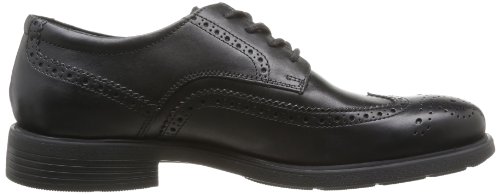 Geox U Dublin B, Zapatos de Cordones Brogue Hombre, Negro (BLACKC9999), 41 EU