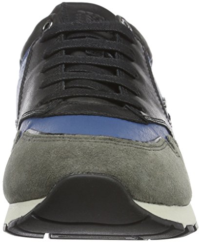 Geox U EMILDON B, Zapatillas Hombre, Schwarz (BLACK/AZUREC9B4D), 44 EU