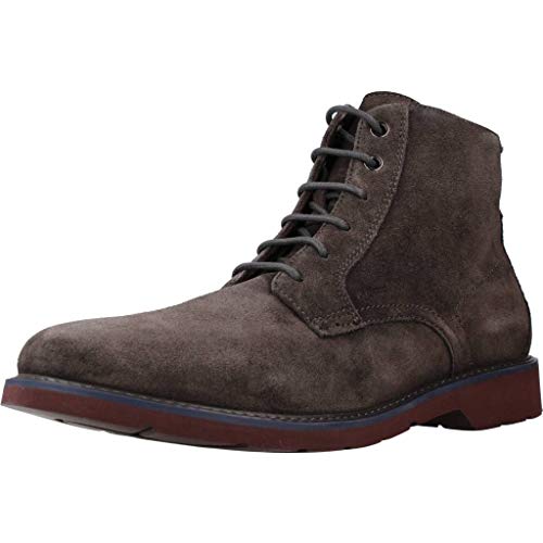 Geox U Garret B, Botas Clasicas Hombre, Marrón (Mud/Bordeaux C6446), 39 EU