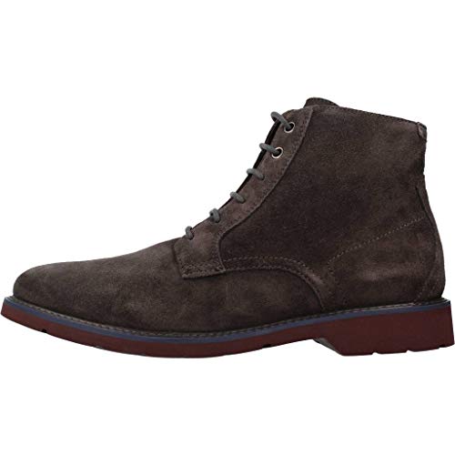 Geox U Garret B, Botas Clasicas Hombre, Marrón (Mud/Bordeaux C6446), 39 EU