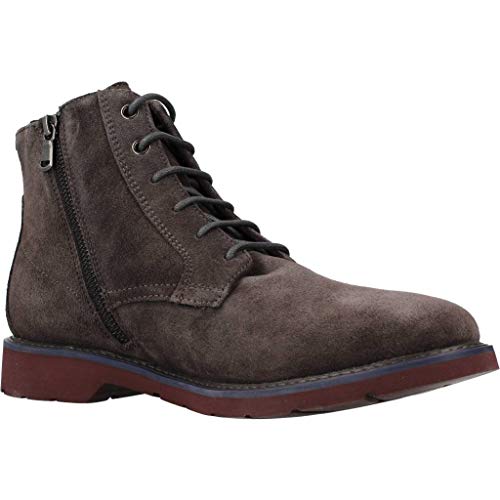Geox U Garret B, Botas Clasicas Hombre, Marrón (Mud/Bordeaux C6446), 39 EU
