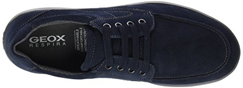 Geox U LEITAN B, Mocasines Hombre, Azul (Navy), 40 EU