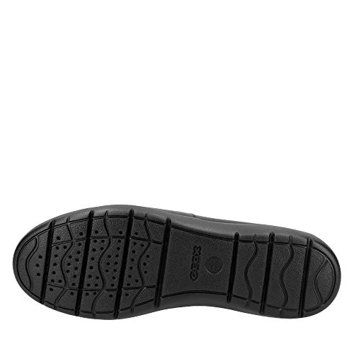 Geox U LEITAN C, Mocasines Hombre, Negro, 43 EU
