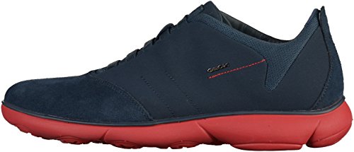 Geox U Nebula B, Zapatillas para Hombre, Azul (Blue/Red C0200), 41 EU