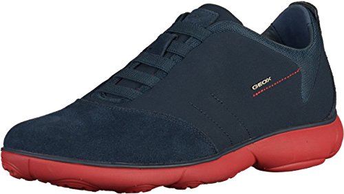 Geox U Nebula B, Zapatillas para Hombre, Azul (Blue/Red C0200), 41 EU