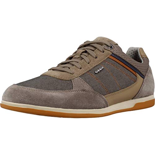 Geox U Renan B, Zapatillas para Hombre, Gris (Taupe C6029), 44 EU