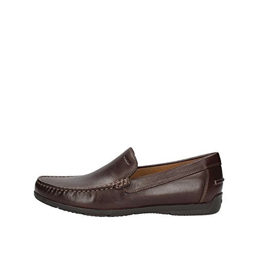 Geox U SIRON A, Mocasines Hombre, Marrón (Coffee C6009), 44 EU