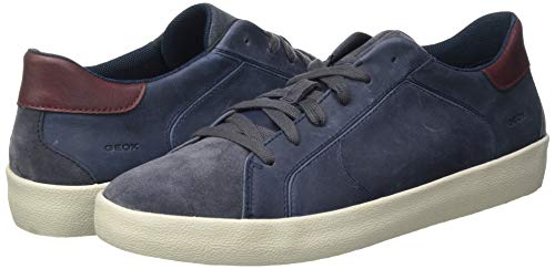 Geox U WARLEY A, Zapatillas Hombre, Navy Avio, 42 EU