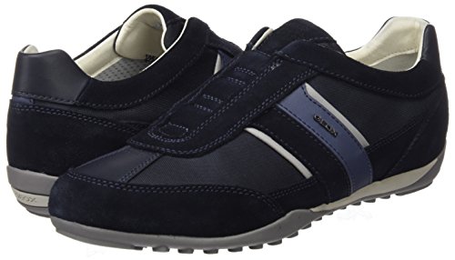 Geox U Wells A, Zapatillas Hombre, Azul (Navy), 44 EU