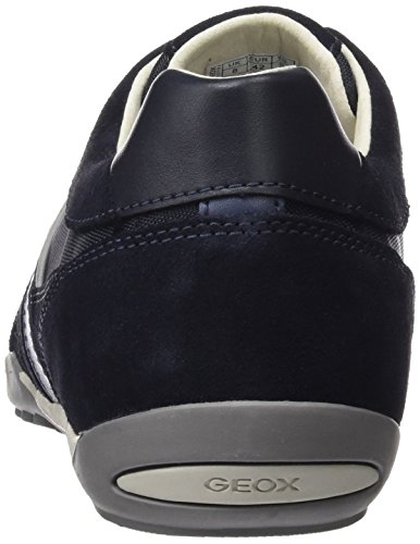 Geox U Wells A, Zapatillas Hombre, Azul (Navy), 44 EU