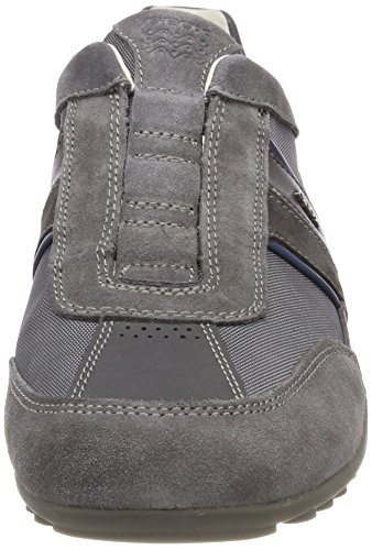 Geox U Wells A, Zapatillas Hombre, Gris (Dark Grey), 43 EU