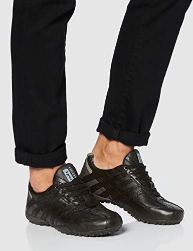 Geox UOMO Snake K, Zapatillas Hombre, Negro (Black C9999), 41 EU