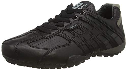 Geox UOMO Snake K, Zapatillas Hombre, Negro (Black C9999), 41 EU