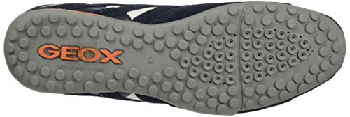 Geox UOMO Snake L, Zapatillas Hombre, Azul (Navy C4002), 42 EU