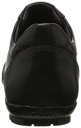 Geox Uomo Symbol C, Zapatillas Hombre, Negro (Black C9999), 43 EU