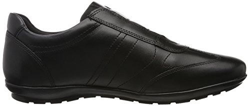 Geox Uomo Symbol C, Zapatillas Hombre, Negro (Black C9999), 43 EU