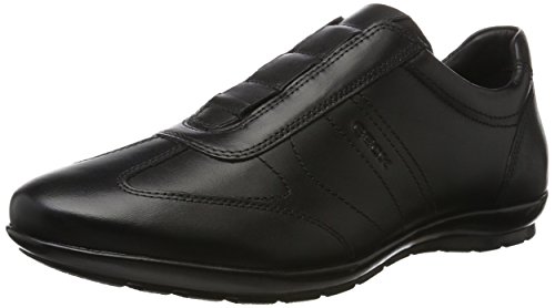 Geox Uomo Symbol C, Zapatillas Hombre, Negro (Black C9999), 43 EU