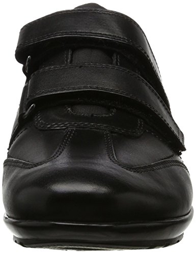 Geox UOMO Symbol D, Zapatillas Hombre, Negro (Black C9999), 44 EU
