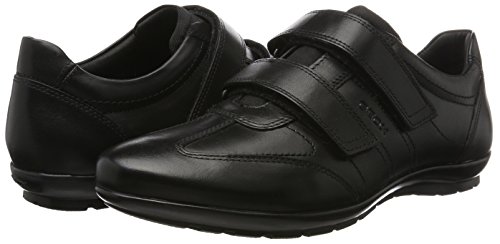 Geox UOMO Symbol D, Zapatillas Hombre, Negro (Black C9999), 44 EU