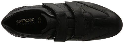 Geox UOMO Symbol D, Zapatillas Hombre, Negro (Black C9999), 44 EU