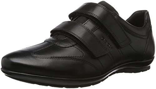 Geox UOMO Symbol D, Zapatillas Hombre, Negro (Black C9999), 44 EU