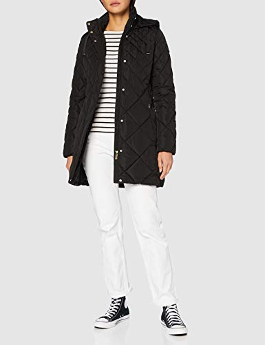 Geox W KENLY Parka, Negro, 42 para Mujer