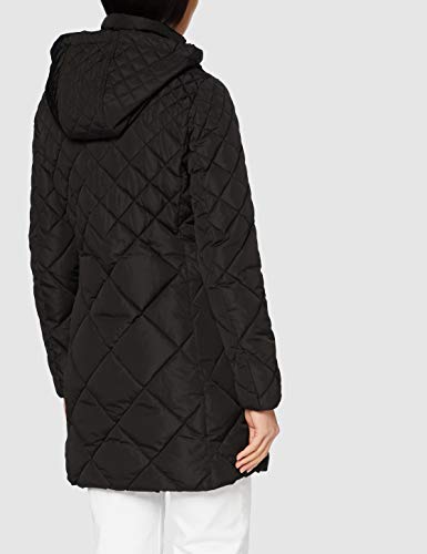 Geox W KENLY Parka, Negro, 42 para Mujer