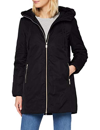 Geox W Myria Chaqueta, Negro, 42 para Mujer
