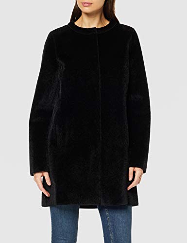 Geox W Nhembus S Abrigo, Negro (Black F9000), 38 para Mujer