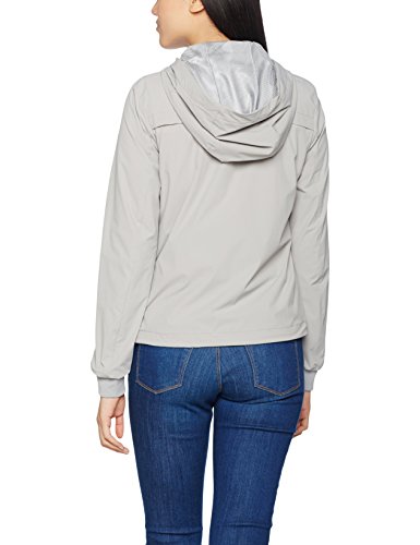 Geox Woman Jacket Chaqueta, Gris (SESAME GREY F1400), 44 para Mujer