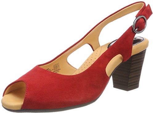 Gerry Weber Shoes Lotta 12, Zapatos con Tira de Tobillo Mujer, Rojo, 36 EU