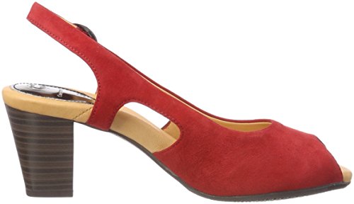Gerry Weber Shoes Lotta 12, Zapatos con Tira de Tobillo Mujer, Rojo, 36 EU