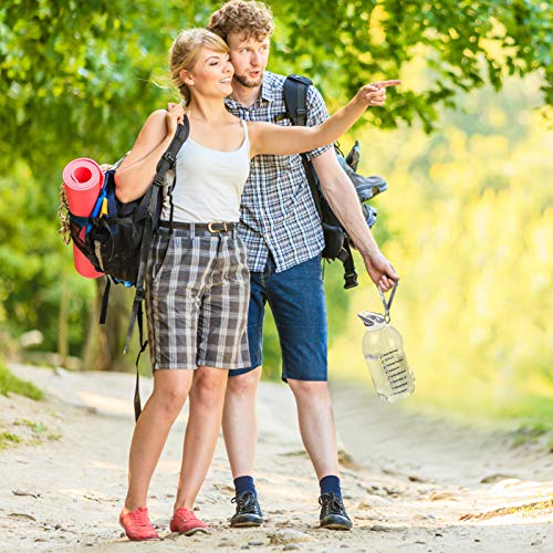 GHONLZIN Botella de Agua Deportiva, 2.5L Water Bottle, Botella Agua sin BPA Reutilizable Botellas de Agua con Marcador de Tiempo para Athletic, Bici, Gimnasio, Oficina