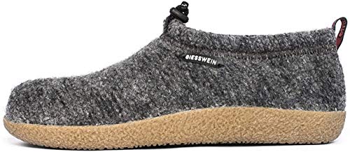 Giesswein Vent 52/10/47849 - Zapatillas de casa de fieltro unisex, Gris, 41